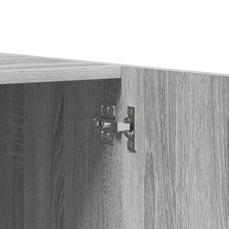 Wardrobe Grey Sonoma 80x52x180 cm Engineered Wood