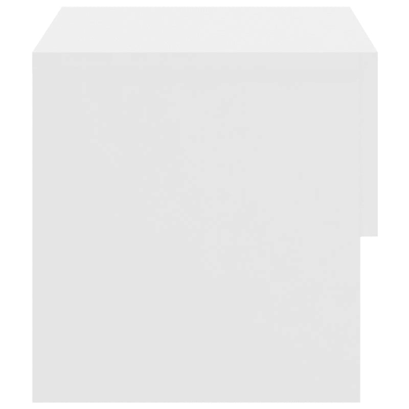 Wall-mounted Bedside Cabinet White