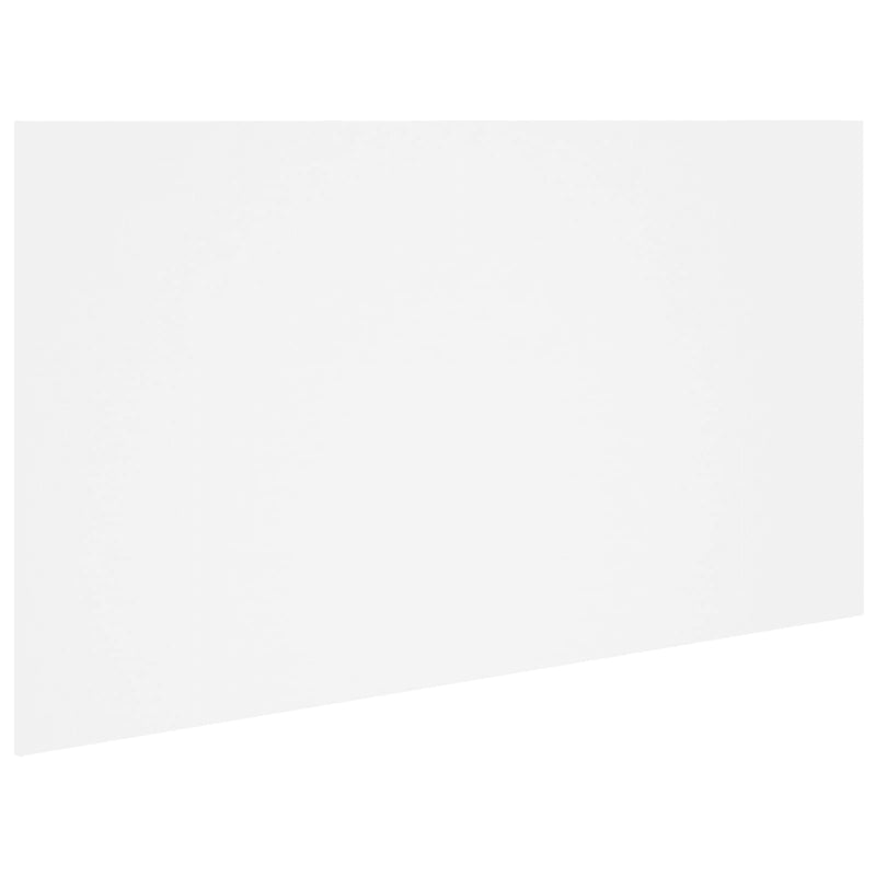 Bed Headboard White 160 cm Engineered Wood