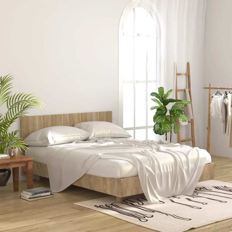 Bed Headboard Sonoma Oak 160 cm Engineered Wood