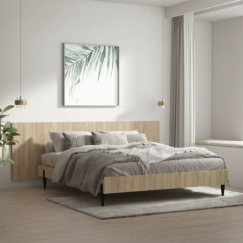 Wall Headboard Sonoma Oak 240x1.5x80 cm Engineered Wood