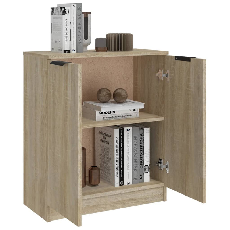 vidaXL Sideboard Sonoma Oak 60x30x70 cm Engineered Wood