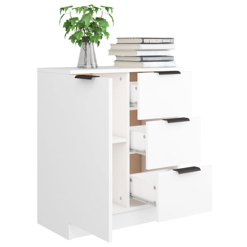 vidaXL Sideboard White 60x30x70 cm Engineered Wood