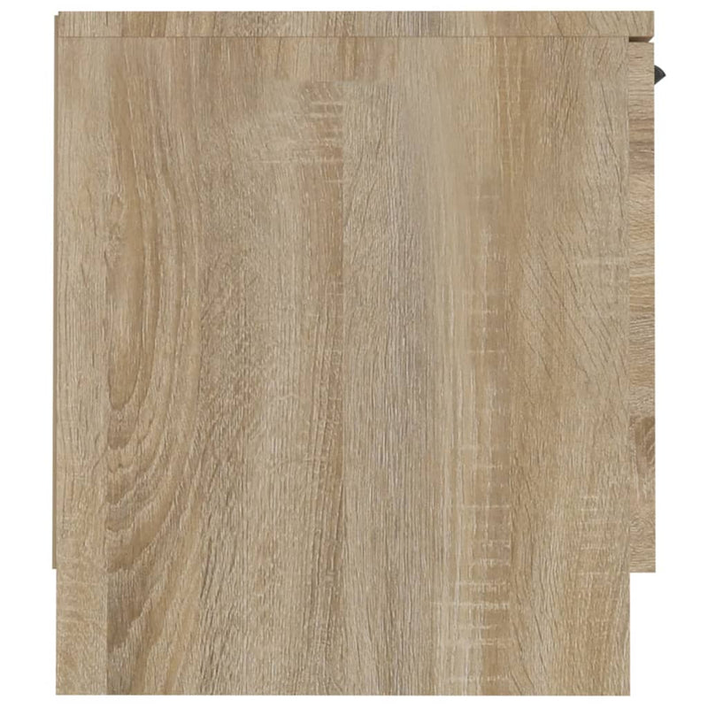 vidaXL TV Cabinet Sonoma Oak 140x35x40 cm Engineered Wood