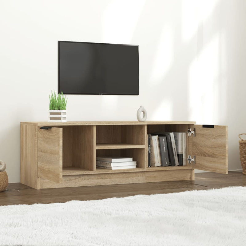 vidaXL TV Cabinet Sonoma Oak 102x35x36.5 cm Engineered Wood