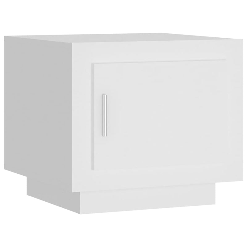 vidaXL Coffee Table White 51x50x45 cm Engineered Wood