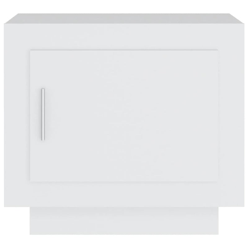 vidaXL Coffee Table White 51x50x45 cm Engineered Wood