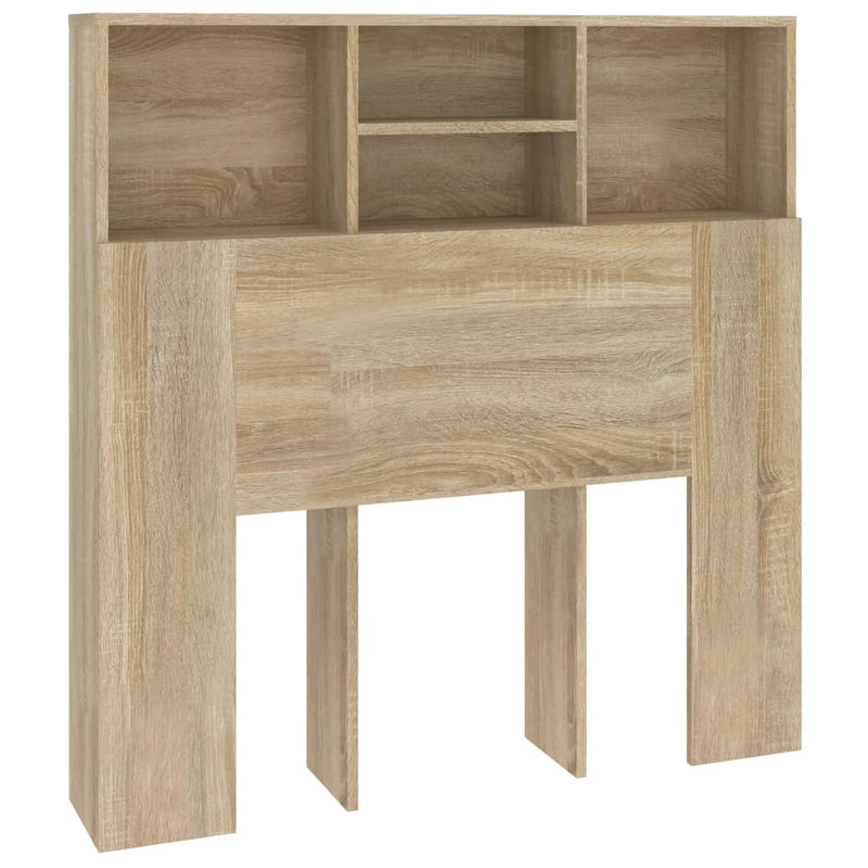 vidaXL Headboard Cabinet Sonoma Oak 100 cm
