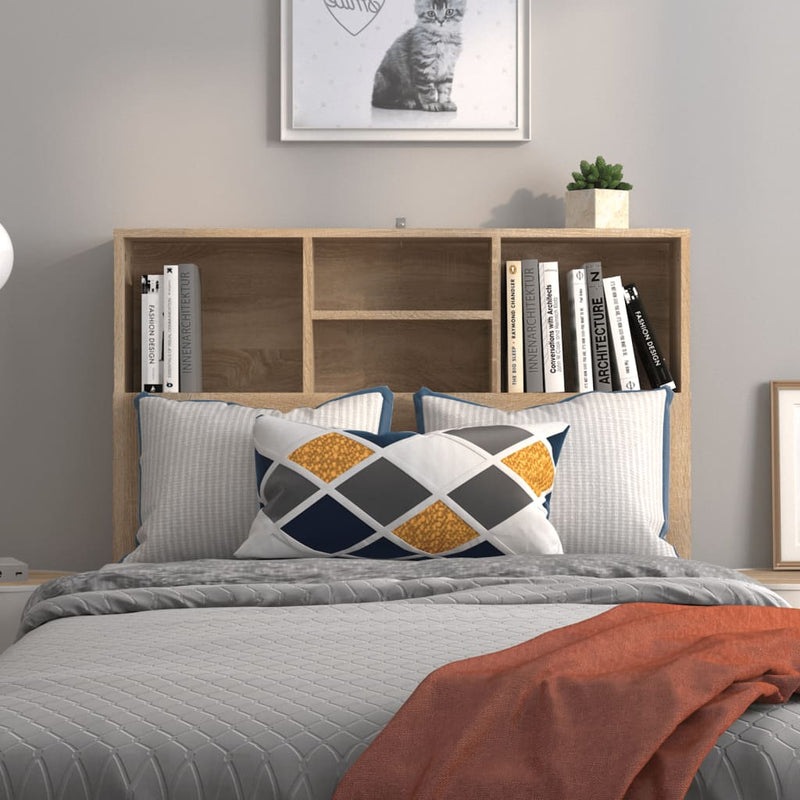 vidaXL Headboard Cabinet Sonoma Oak 100 cm