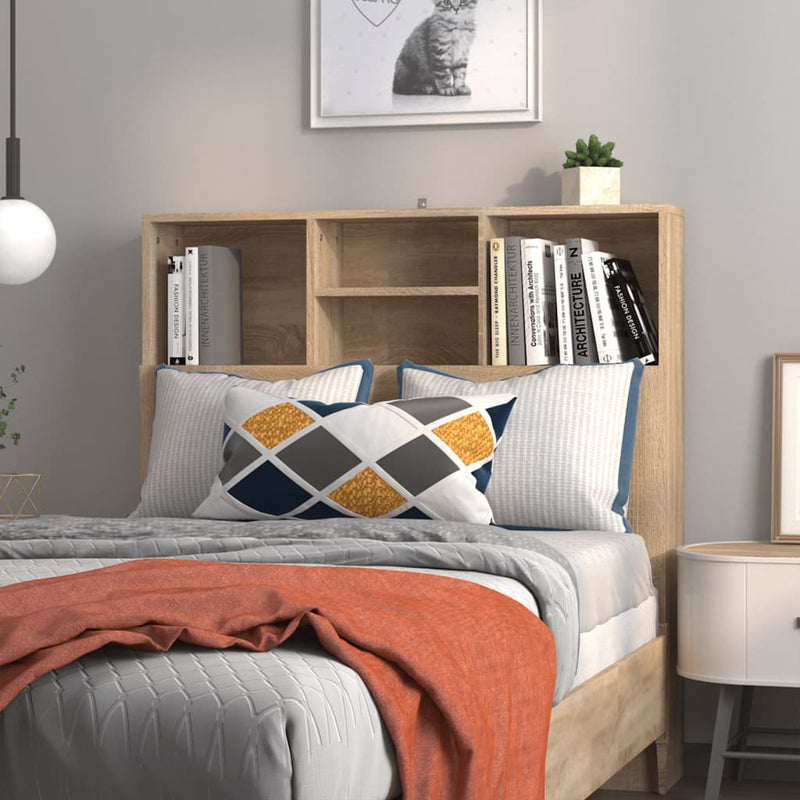vidaXL Headboard Cabinet Sonoma Oak 100 cm
