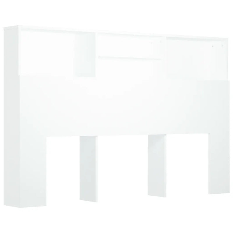 Headboard Cabinet White 160 cm
