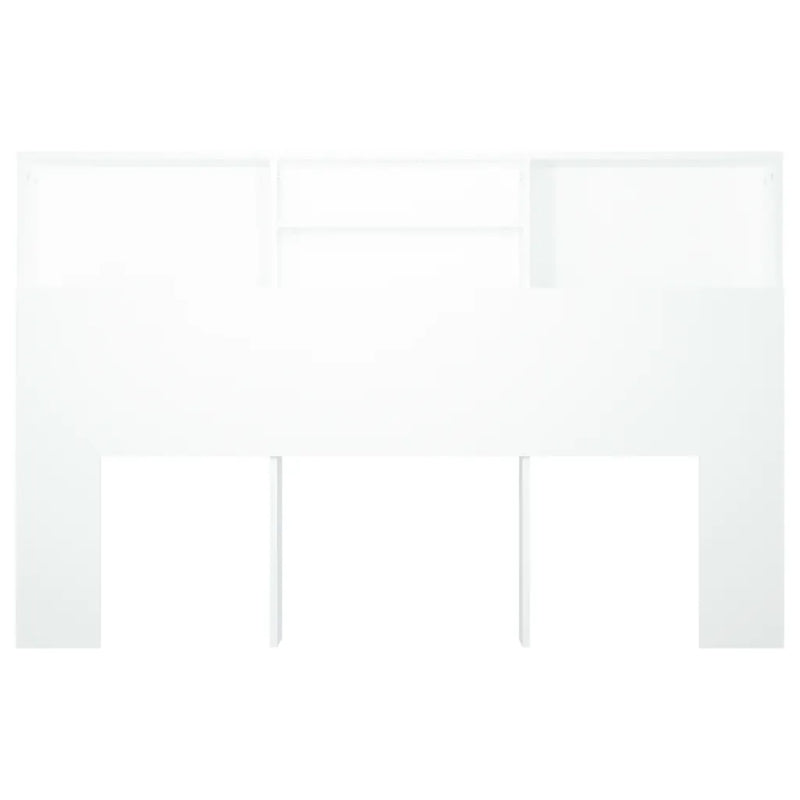 Headboard Cabinet White 160 cm