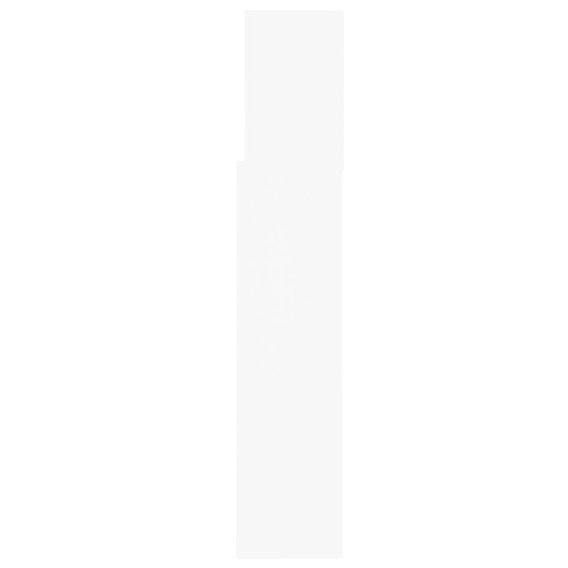 Headboard Cabinet White 160 cm