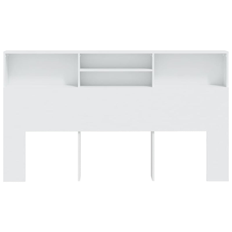 vidaXL Headboard Cabinet White 180 cm