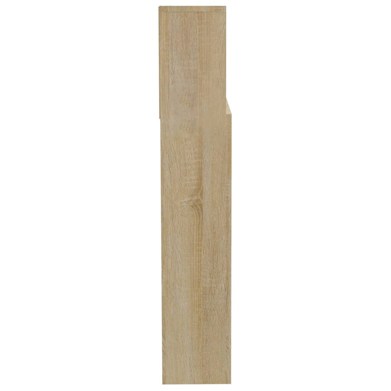 vidaXL Headboard Cabinet Sonoma Oak 200 cm
