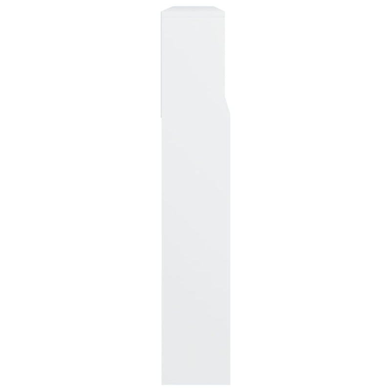 vidaXL Headboard Cabinet White 220 cm