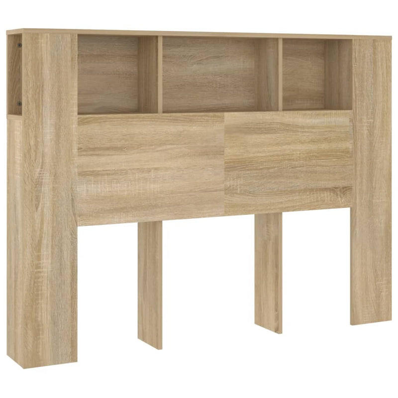 vidaXL Headboard Cabinet Sonoma Oak 140 cm