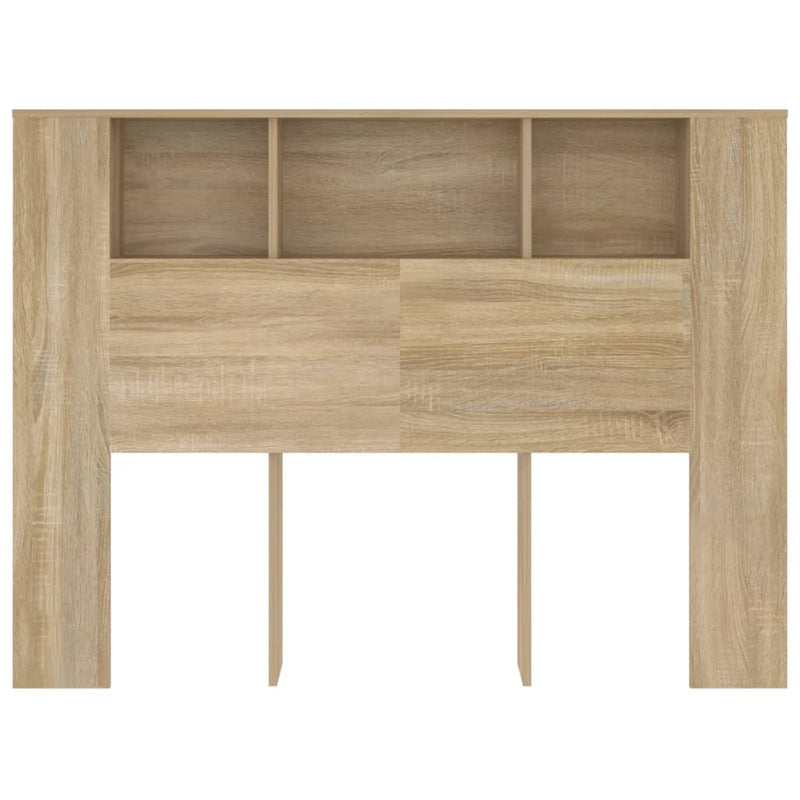 vidaXL Headboard Cabinet Sonoma Oak 140 cm