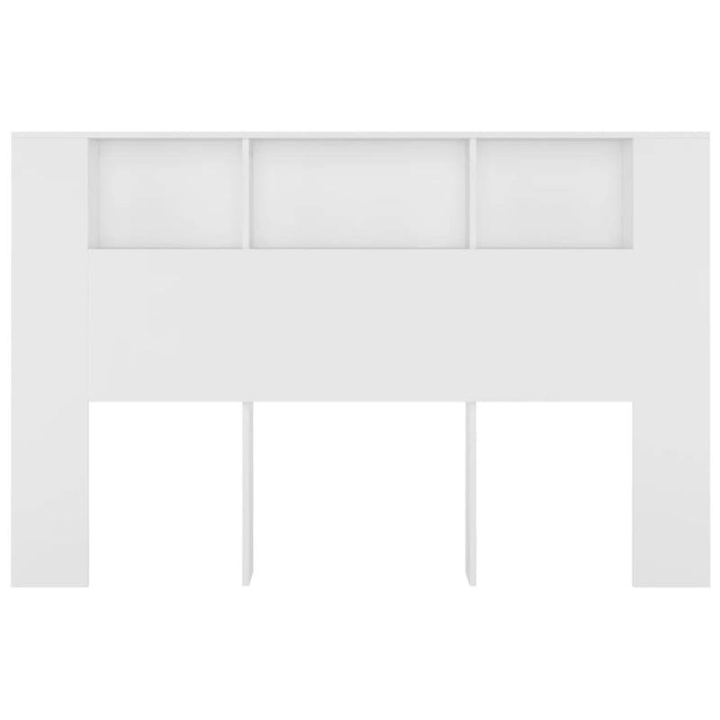 vidaXL Headboard Cabinet White 160 cm