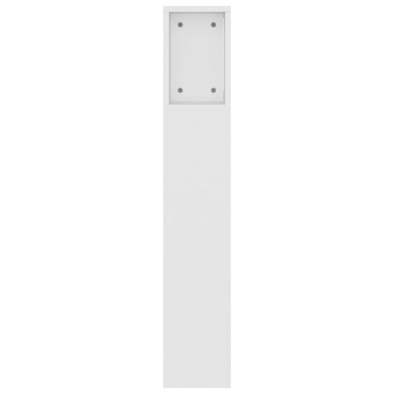 vidaXL Headboard Cabinet White 160 cm