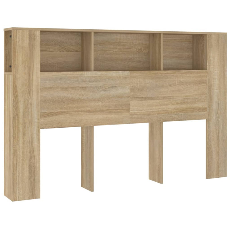 vidaXL Headboard Cabinet Sonoma Oak 160 cm