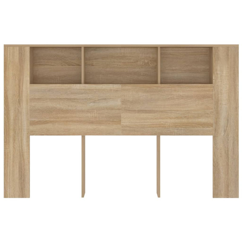 vidaXL Headboard Cabinet Sonoma Oak 160 cm