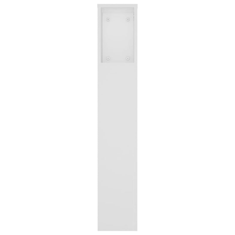 vidaXL Headboard Cabinet White 180 cm