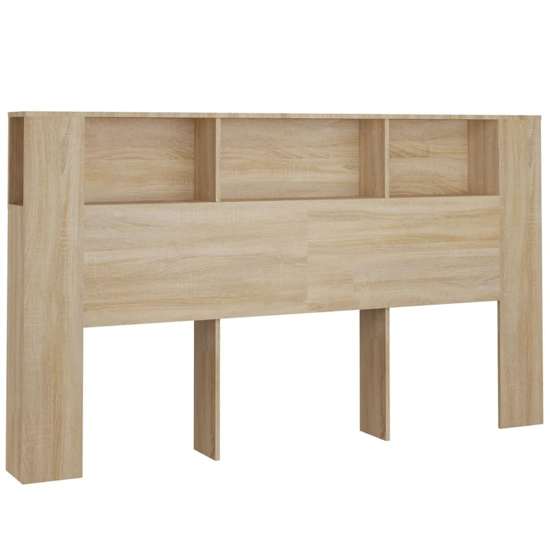 vidaXL Headboard Cabinet Sonoma Oak 180 cm