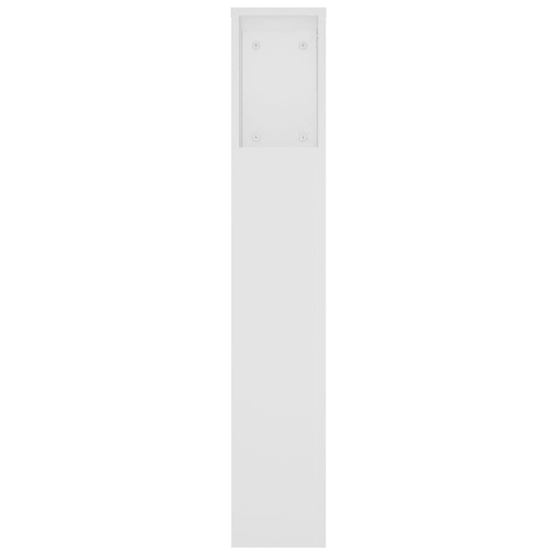 vidaXL Headboard Cabinet White 220 cm