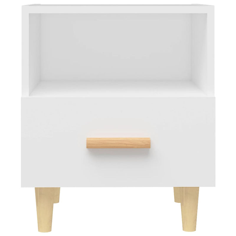 vidaXL Bedside Cabinets 2 pcs White 40x35x47 cm