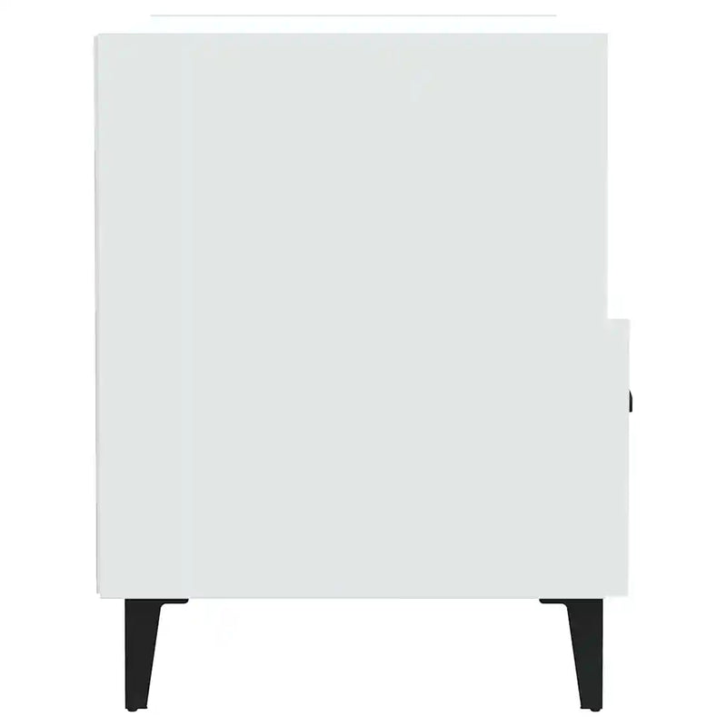Bedside Cabinets 2 pcs White Engineered Wood