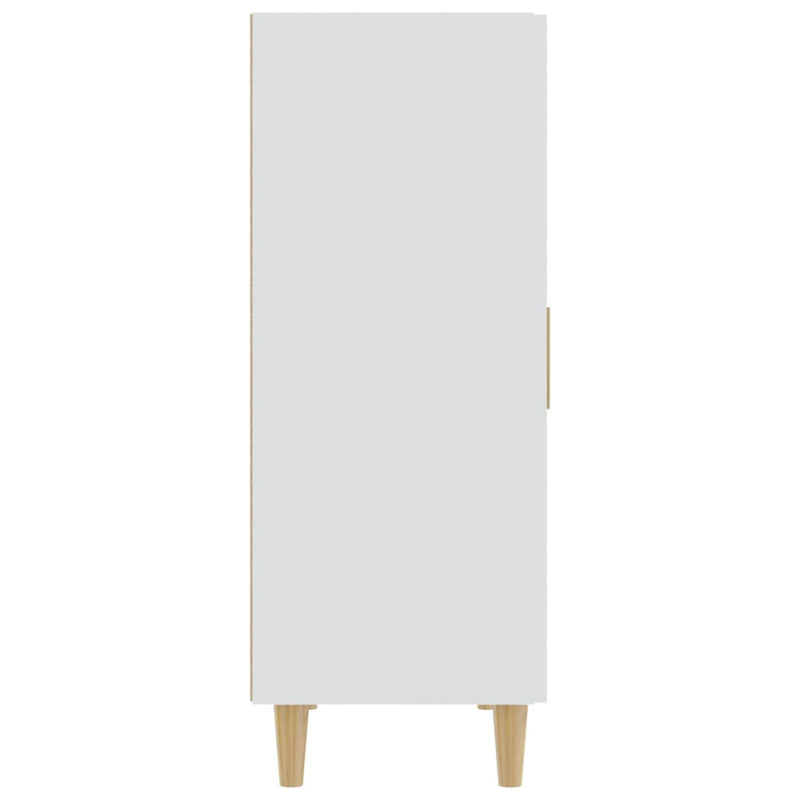 Sideboard White 70x34x90 cm Engineered Wood