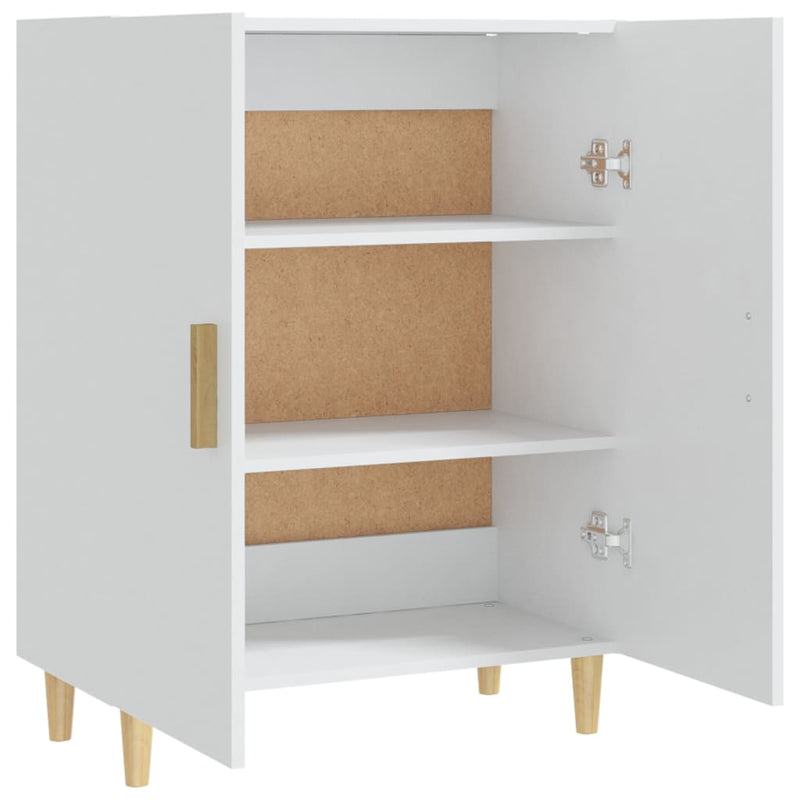 Sideboard White 70x34x90 cm Engineered Wood