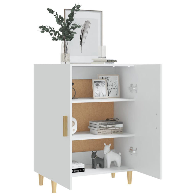 Sideboard White 70x34x90 cm Engineered Wood