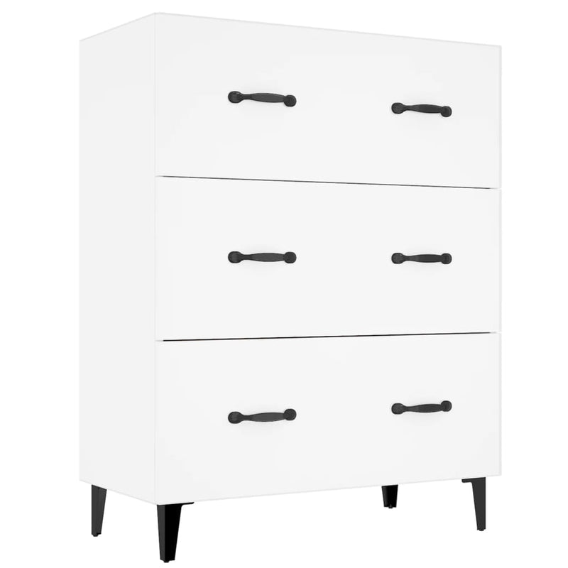 vidaXL Sideboard White 69.5x34x90 cm Engineered Wood