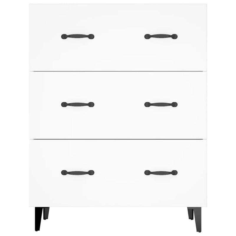 vidaXL Sideboard White 69.5x34x90 cm Engineered Wood