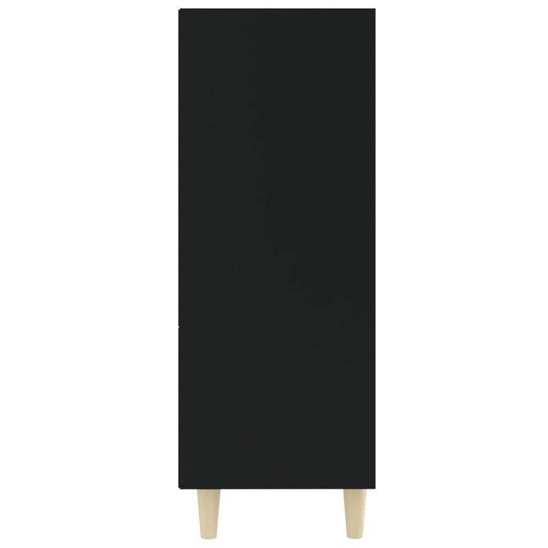 vidaXL Sideboard Black 69.5x32.5x90 cm Engineered Wood