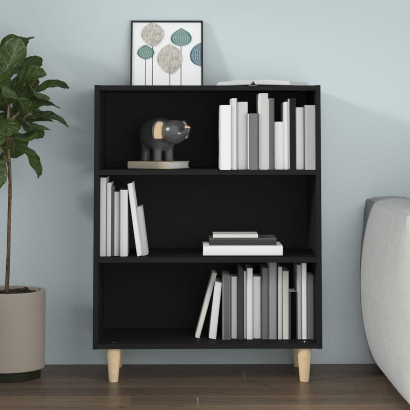 vidaXL Sideboard Black 69.5x32.5x90 cm Engineered Wood