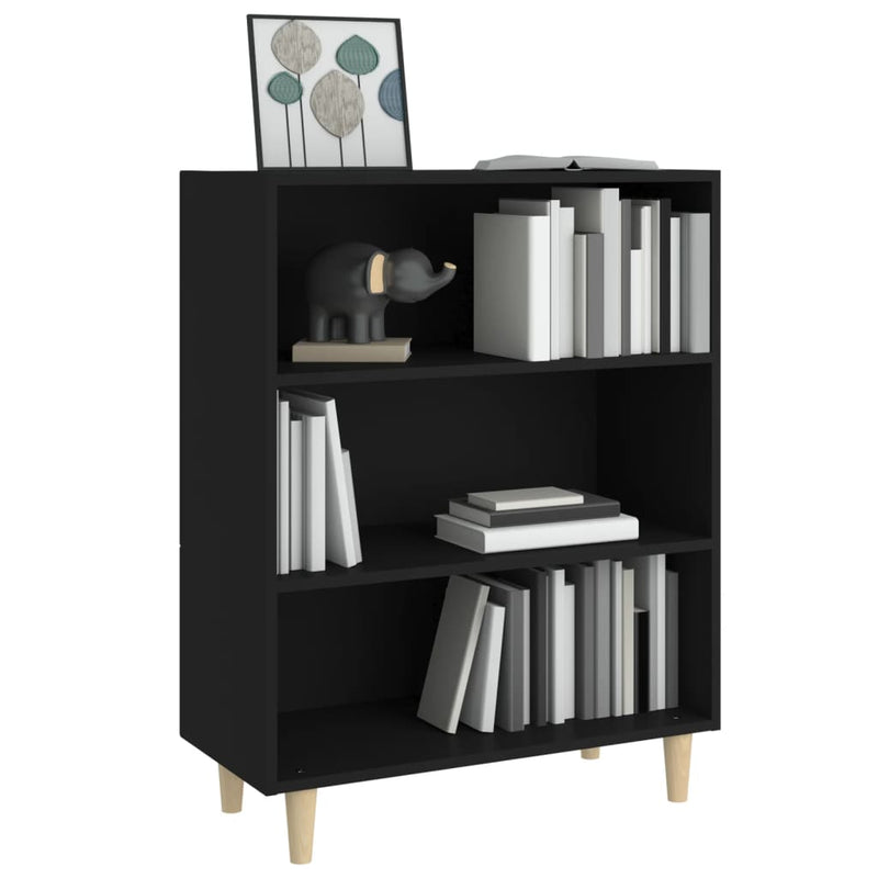 vidaXL Sideboard Black 69.5x32.5x90 cm Engineered Wood
