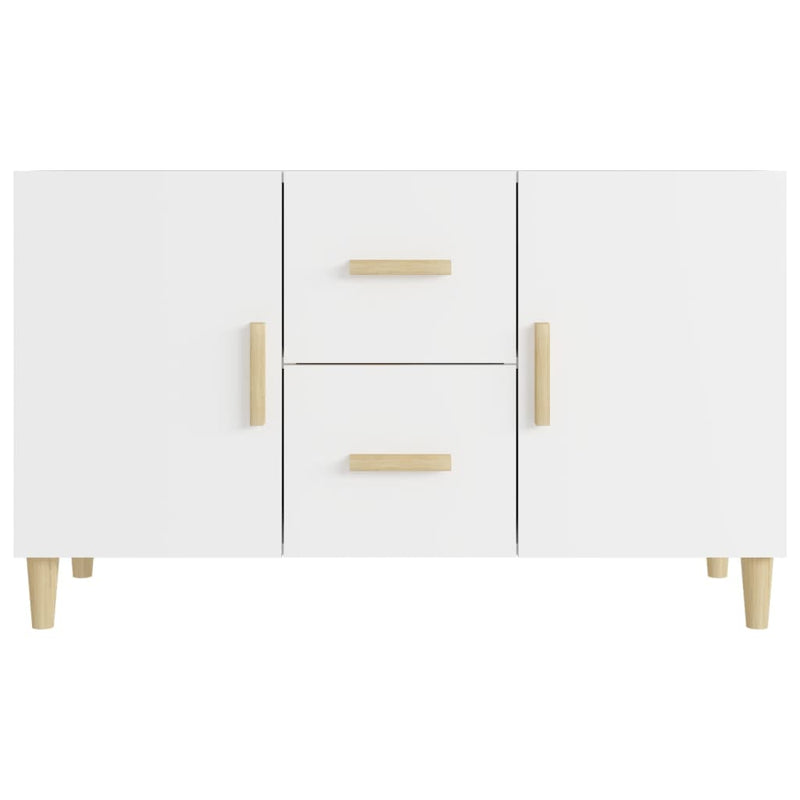 vidaXL Sideboard White 100x36x60 cm Engineered Wood