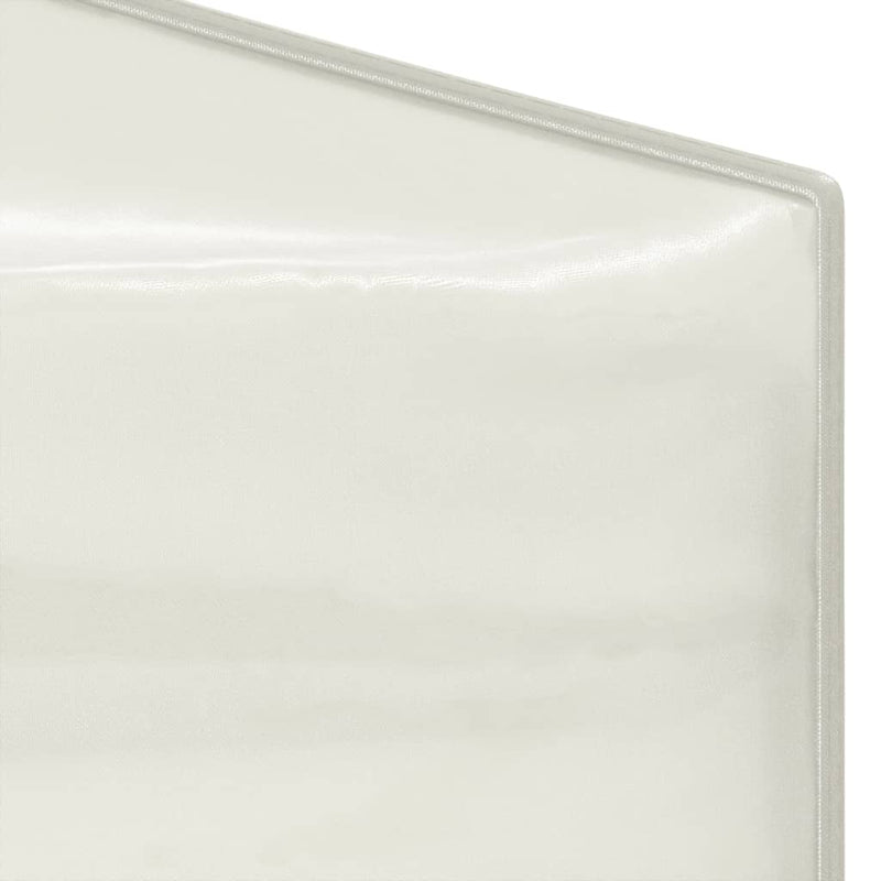 vidaXL Folding Party Tent with Sidewalls Cream 3x3 m