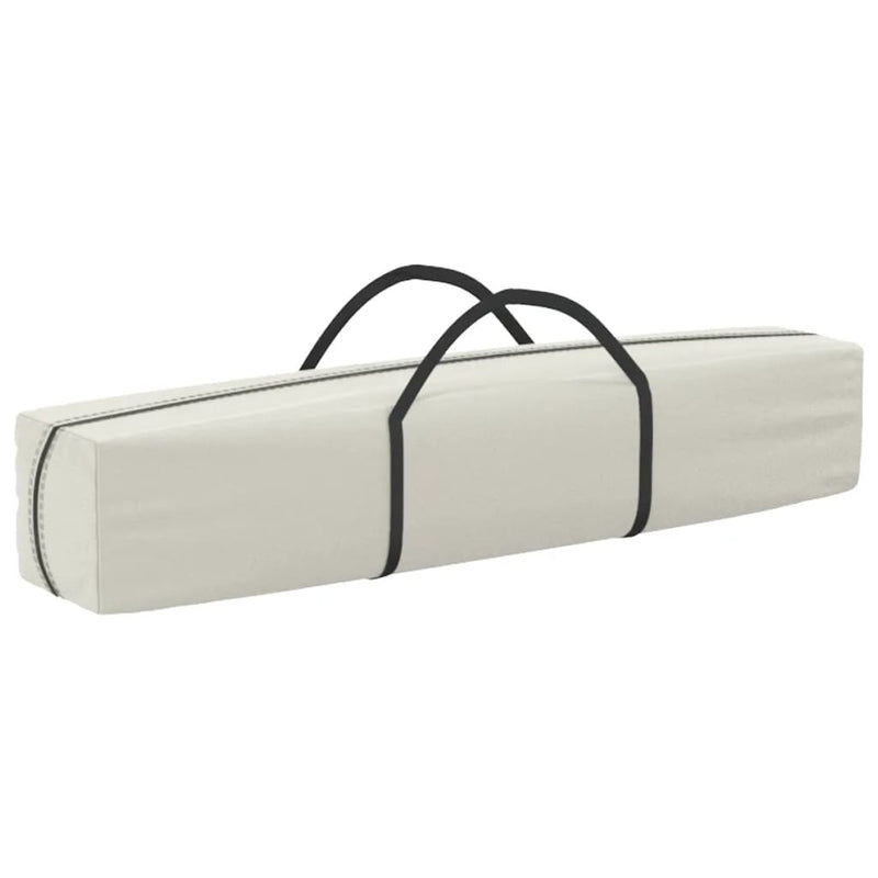 vidaXL Folding Party Tent with Sidewalls Cream 3x3 m