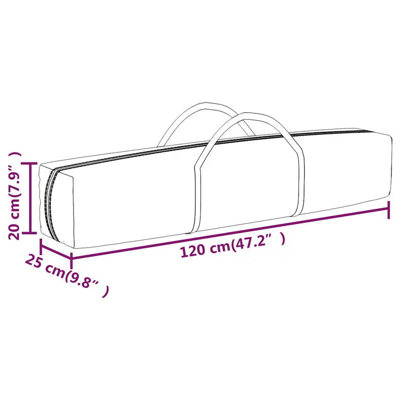 Folding Party Tent with Sidewalls Black 3x3 m