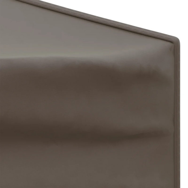 Folding Party Tent with Sidewalls Taupe 3x3 m
