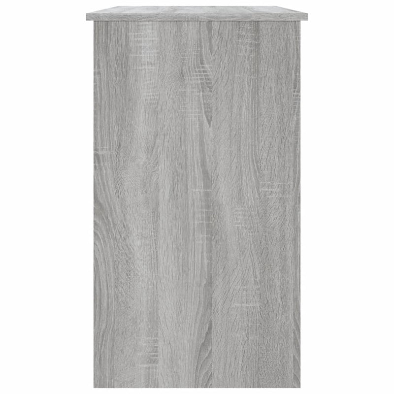 Desk Grey Sonoma 90x45x76 cm Engineered Wood