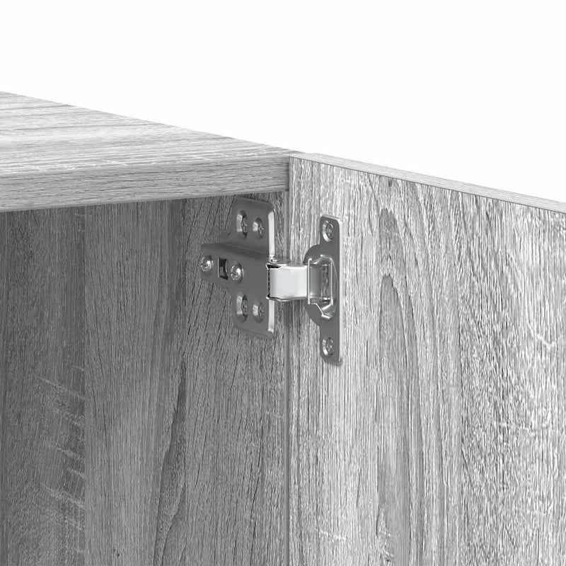 vidaXL TV Cabinet Grey Sonoma 100x35x40 cm Engineered Wood