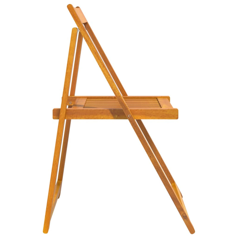 vidaXL Folding Garden Chairs 6 pcs Solid Wood Acacia