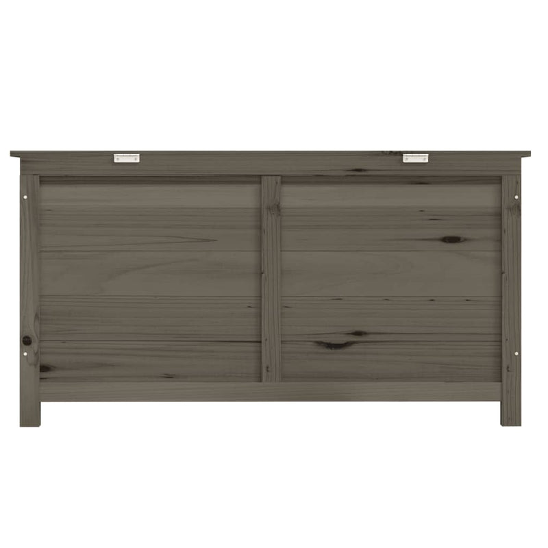 vidaXL Outdoor Cushion Box Anthracite 100x50x56 cm Solid Wood Fir