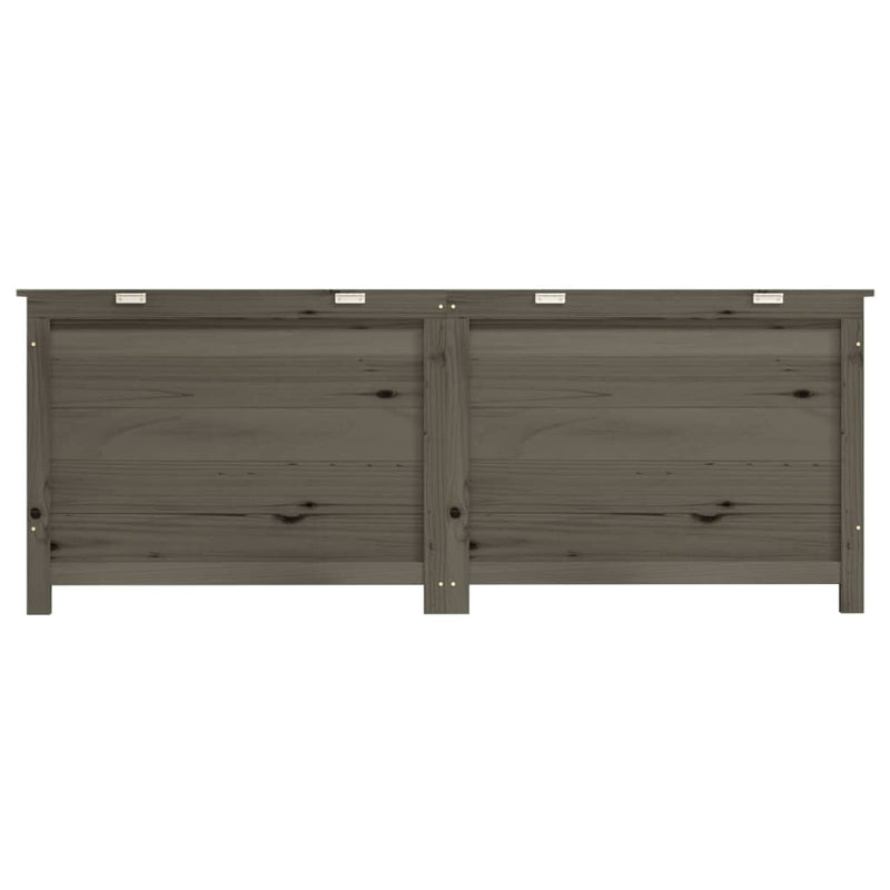 vidaXL Outdoor Cushion Box Anthracite 150x50x56 cm Solid Wood Fir
