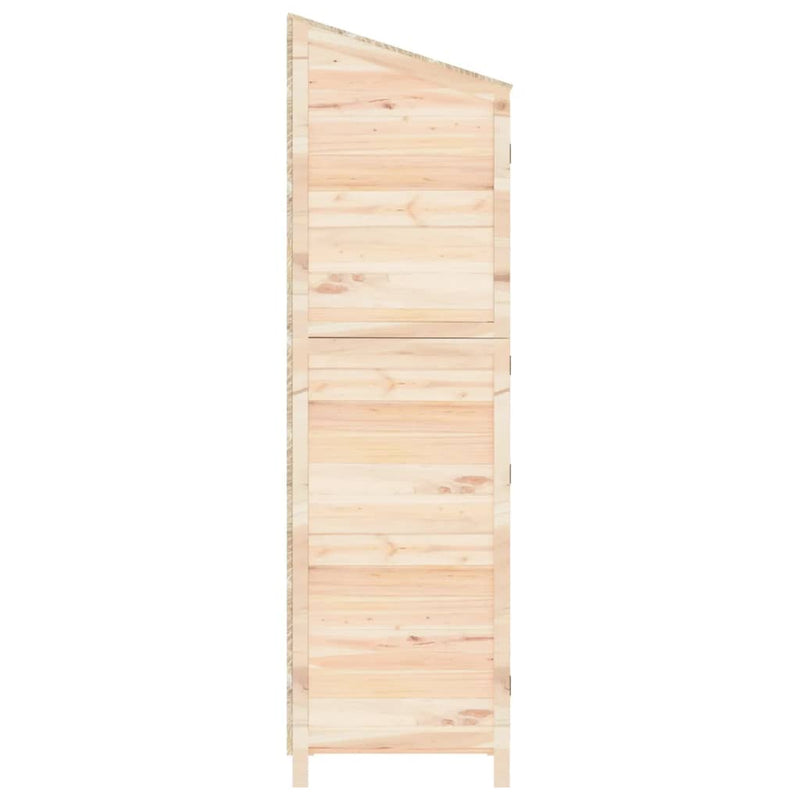 Garden Shed 55x52x174.5 cm Solid Wood Fir